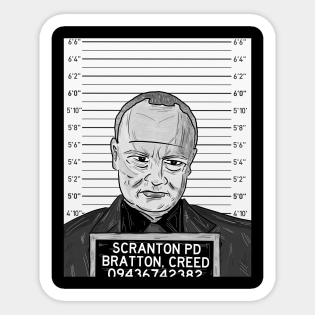 The Scranton Strangler Sticker by WatchTheSky